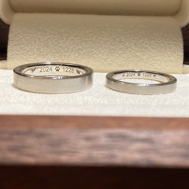 【TANZO.(鍛造指輪)の口コミ】 シンプルでありながら飽きのこないデザインに仕上げました。今後何十年に…