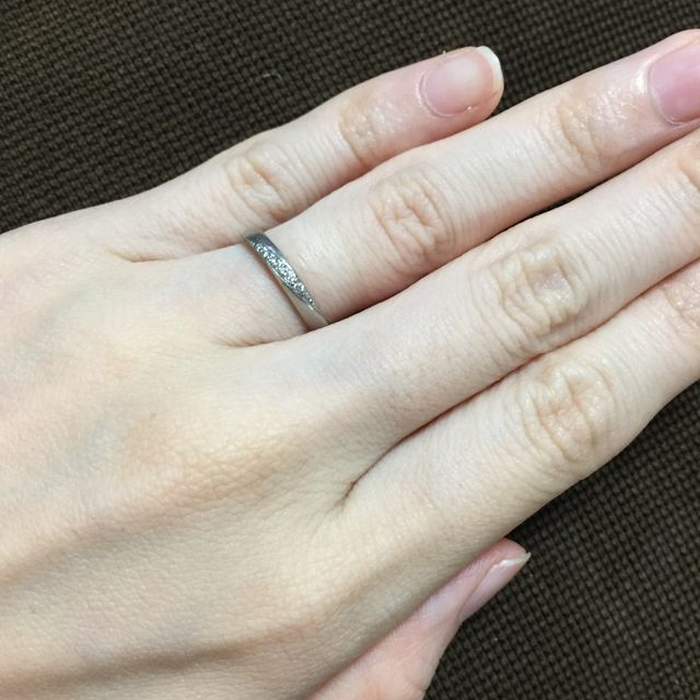 【festaria bijou SOPHIA(フェスタリア ビジュソフィア)の口コミ】 婚約指輪を買ってもらったブランドと同じところにしよう、と2人で話し合っ…