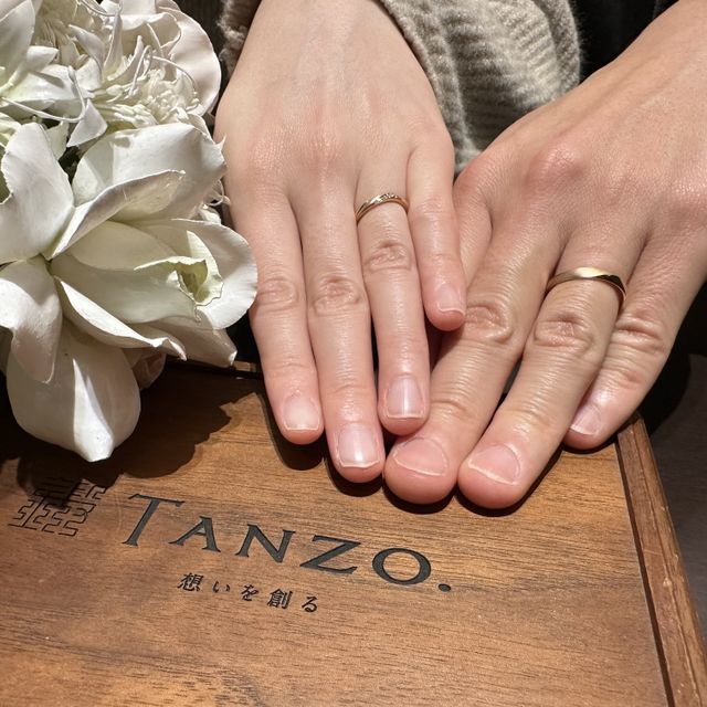 【TANZO.(鍛造指輪)の口コミ】 担当の方と一から色味やデザインなどをこだわって決める事が出来ます。納…