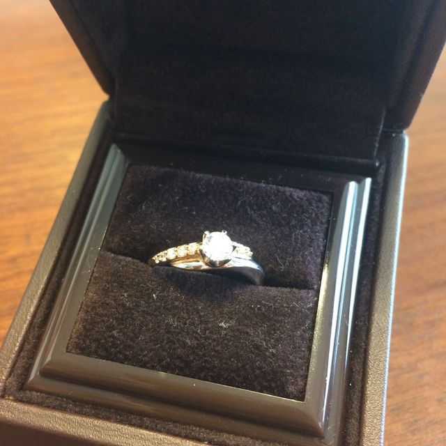 【アイプリモ(I-PRIMO)の口コミ】 夫が既にダイヤモンド（その時点ではネックレスになっていた）を持ってい…