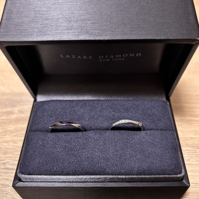 【ラザール ダイヤモンド(LAZARE DIAMOND)の口コミ】 ダイヤモンドの輝きがとても綺麗です。いくつか指輪を提案していただきま…