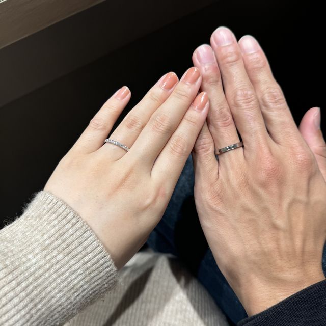 【アイプリモ(I-PRIMO)の口コミ】 指輪のデザインはストレート、キュートな印象のものを選びました。いろん…