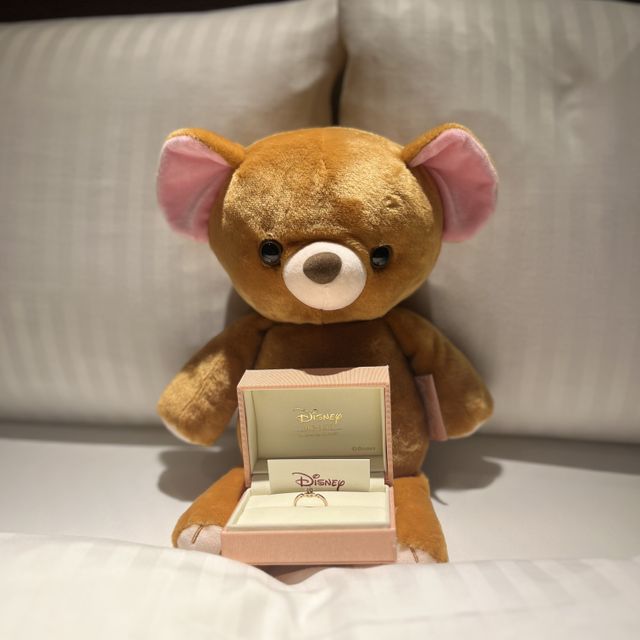 【ケイウノ ブライダル(K.UNO BRIDAL)の口コミ】 眠れる森の美女のオーロラ姫をイメージした指輪です。
色味はオーロラ姫の…