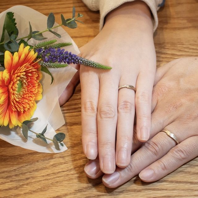 【Cayof(カヨフ)の口コミ】 指輪デザインの種類が多く、どれも植物モチーフになっているところも好き…