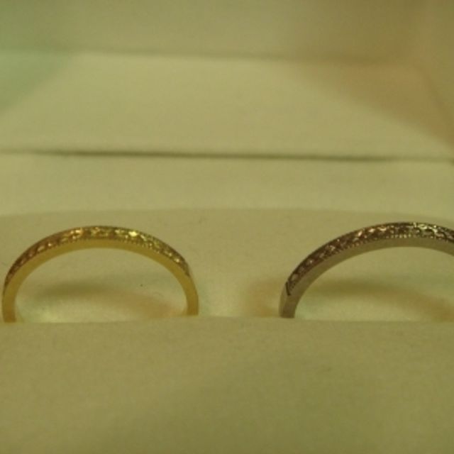 【AHKAH(アーカー)の口コミ】 華美でなく、豪華すぎず、指輪自体の主張が強くなく、それでいて何か凛と…