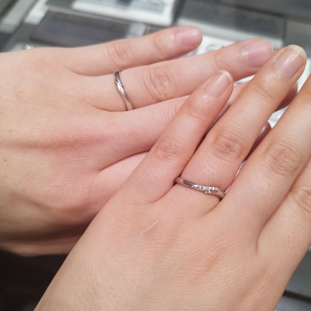 【アイプリモ(I-PRIMO)の口コミ】 指輪のコンセプトが私たちにぴったりで、それが探し求めていたデザインで…