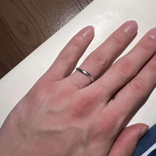 【ヴァンドーム青山(VENDOME AOYAMA)の口コミ】 やすくていいデザインでゆびが長く見え何十年後も付けていられる物を選び…