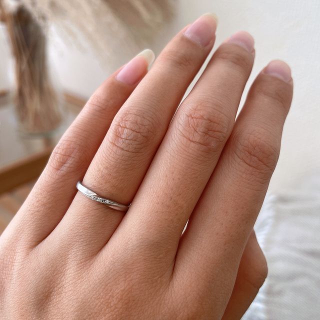 【ジュエリーツツミ(JEWELRY TSUTSUMI)の口コミ】 日常でつけていられるシンプルなデザインがよくて、こちらを購入しました…