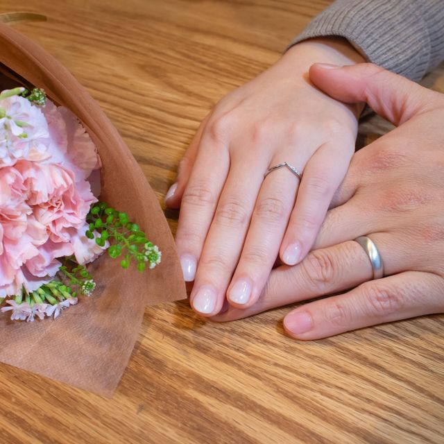 【Cayof(カヨフ)の口コミ】 お店で色んな指輪を試せることができました。しっくり来たのが、「ポトス…