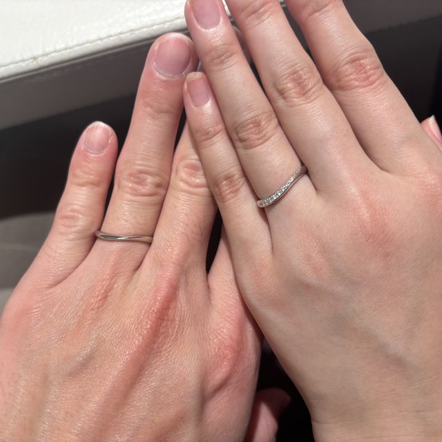 【和光ブライダルブティックギンザの口コミ】 10店舗以上まわりましたが、圧倒的上質感と他にないデザインで2人で虜にな…