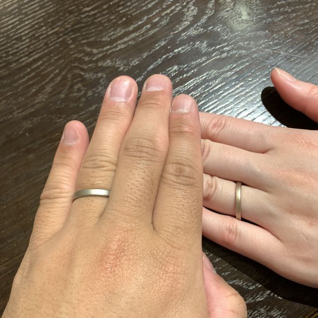 【TANZO.(鍛造指輪)の口コミ】 嫁さんの希望を丁寧に聞いて頂き、素敵な指輪がTANZYOしました！丈夫さも…