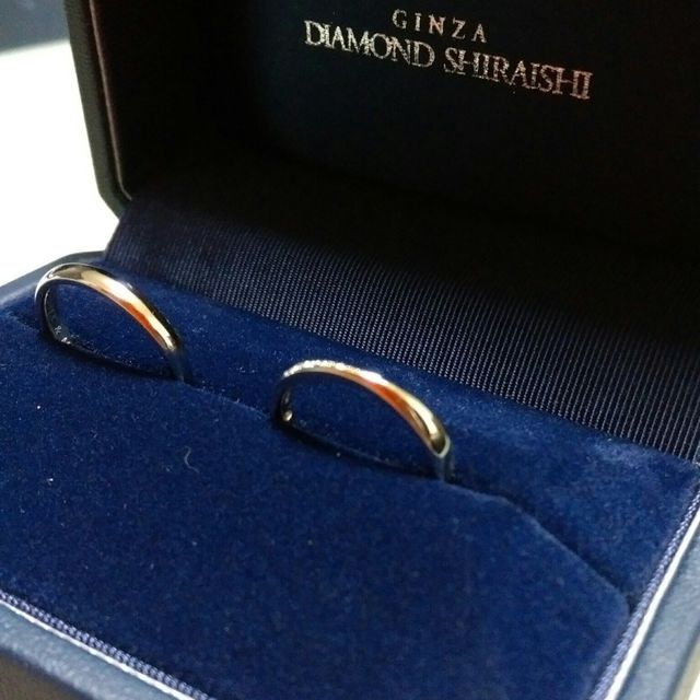 【銀座ダイヤモンドシライシの口コミ】 他のテンポにも行きましたが、ダイヤモンドシライシでは指輪の種類が豊富…