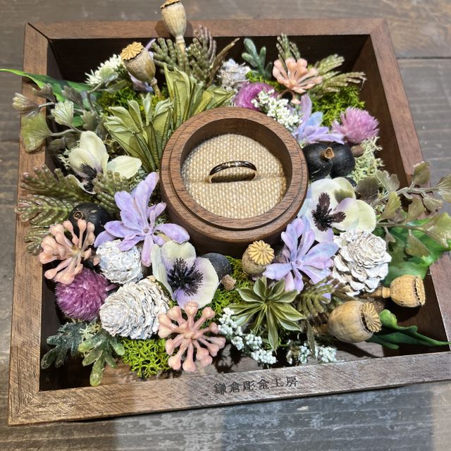 【鎌倉彫金工房の口コミ】 普段使いにぴったりな、シンプルなデザインでツヤのある仕上げにしました…