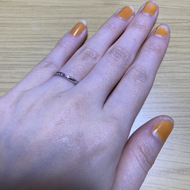 【出雲結(いずもゆい)の口コミ】 SNSで見かけてから、当店の指輪に興味があり、結婚指輪はここのが欲しいと…