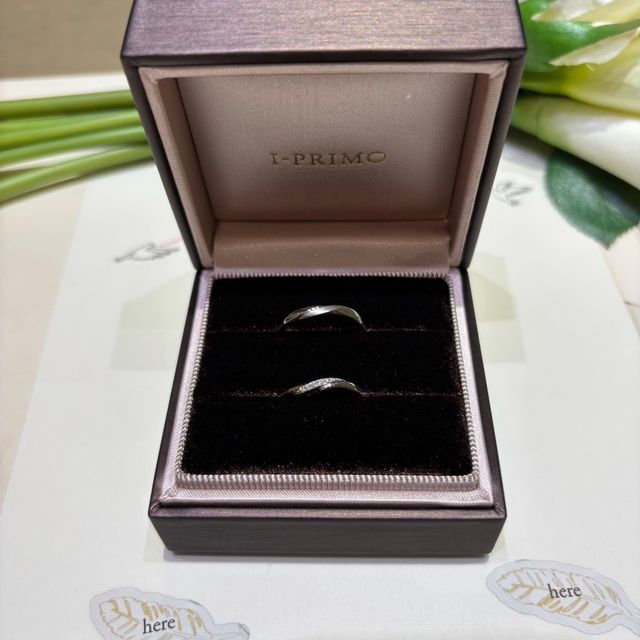 【アイプリモ(I-PRIMO)の口コミ】 指輪のデザインもすぐ気に入りました！
店員さんの接客もとても良く指輪の…