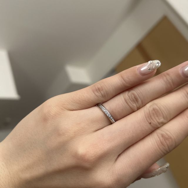 【ラザール ダイヤモンド(LAZARE DIAMOND)の口コミ】 ダイヤが欲しいけどプラチナも綺麗に見せたい！と思っていたのでそこを満…