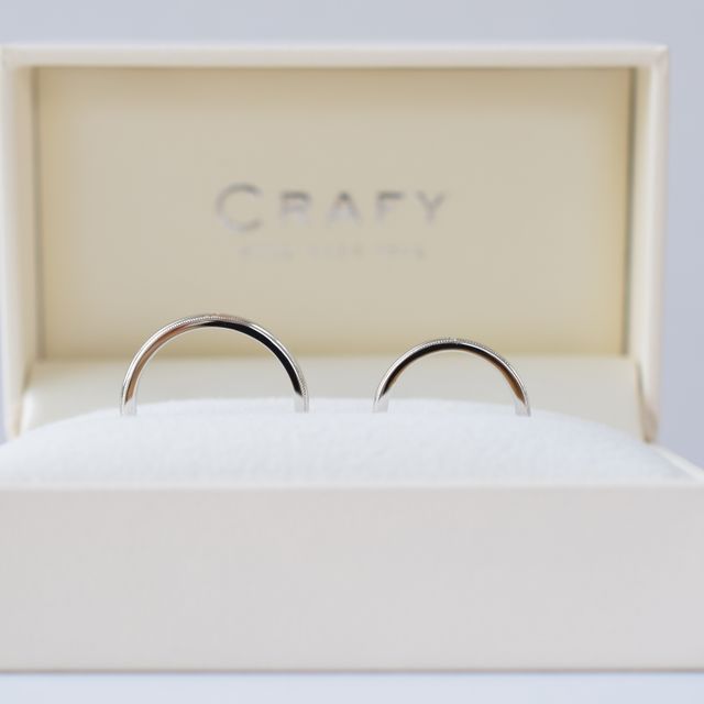 【CRAFY(クラフィ)の口コミ】 指輪は手作りがいいなと思い、手作りでできるところで探しました。シンプ…