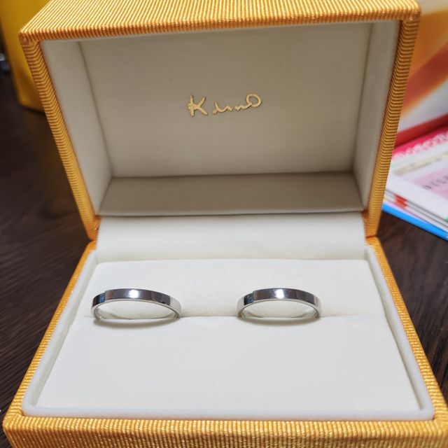 【ケイウノ ブライダル(K.UNO BRIDAL)の口コミ】 菱目の金を打ち込む作業がとても面白かった。
照れくささもあったがいい思…