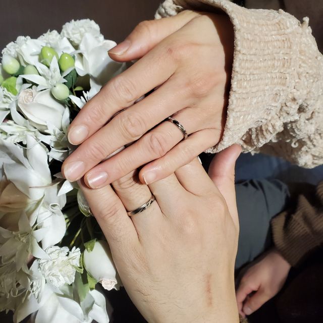 【TANZO.(鍛造指輪)の口コミ】 プランナー様と相談しながらデザインを一から考え、オリジナルの指輪を作…