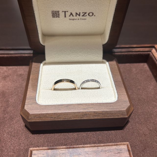 【TANZO.(鍛造指輪)の口コミ】 自分好みのデザインを選べるため、パートナーとデザインを揃えたり、それ…