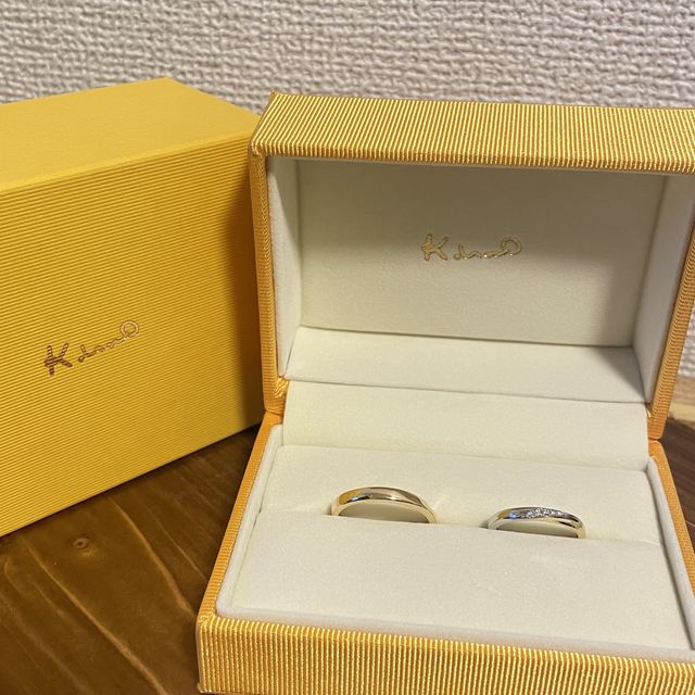 【ケイウノ ブライダル(K.UNO BRIDAL)の口コミ】 リングデザイナーがいるため、
その場で刻印のデザインを書いてくれました…