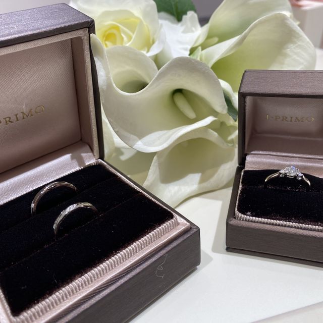 【アイプリモ(I-PRIMO)の口コミ】 さくらがデザインされている、2つ重ねるとさくらが浮かび上がる、女性側に…