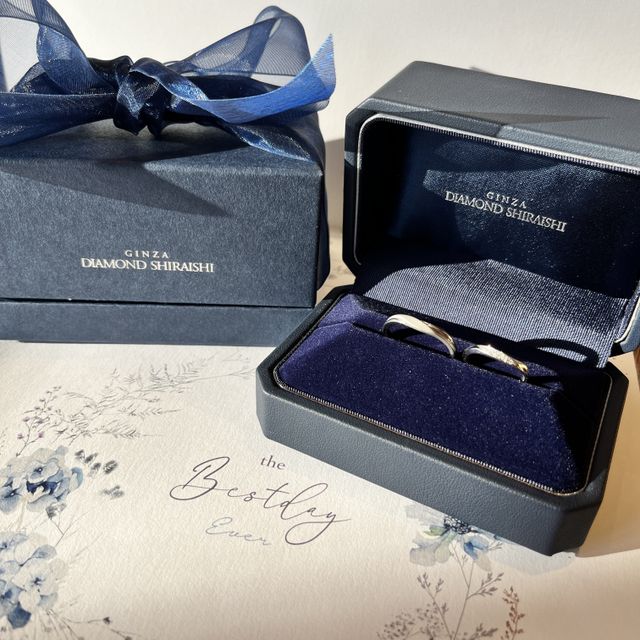 【銀座ダイヤモンドシライシの口コミ】 着け心地がとても良いです。銀座ダイヤモンドシライシ独自の指輪の作り方…