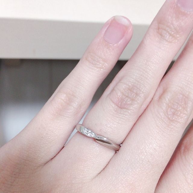 【銀座ダイヤモンドシライシの口コミ】 結婚指輪はもともと入籍時に購入の予定でしたが妊娠で付けられず今年の購…