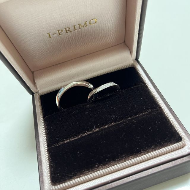 【アイプリモ(I-PRIMO)の口コミ】 結婚指輪を購入しました。シンプルなものを探していていましたが、シンプ…