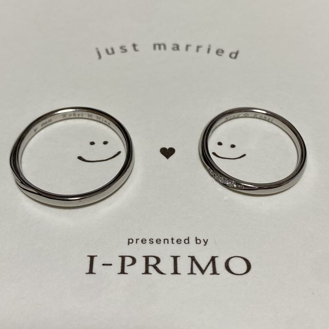 【アイプリモ(I-PRIMO)の口コミ】 ダイヤが一つのものから、控えめなもの、並んでるもの、一周あるものまで…