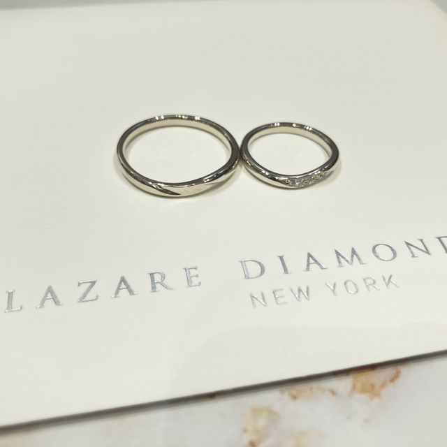 【ラザール ダイヤモンド(LAZARE DIAMOND)の口コミ】 ダイヤモンドが角度によって虹色に輝きます。品のある輝き方なのでとても…