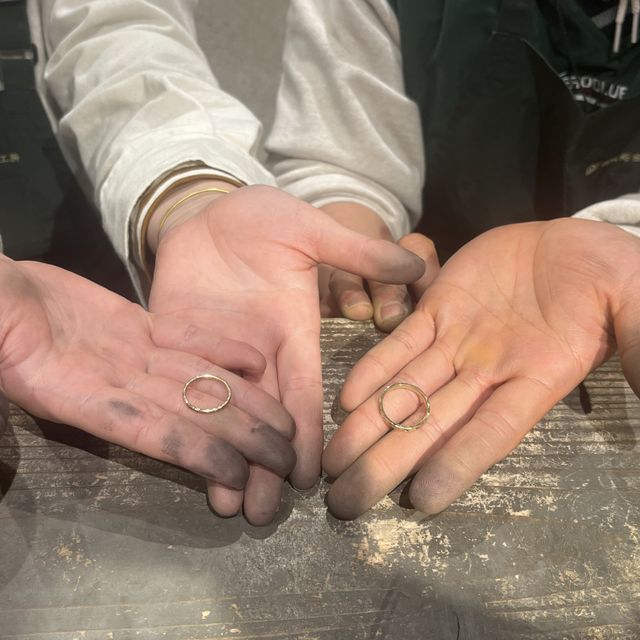 【鎌倉彫金工房の口コミ】 一生着ける結婚指輪は絶対に手作りが良いと思い、こちらのお店に伺いまし…