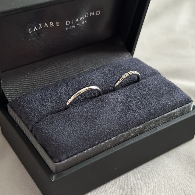 【ラザール ダイヤモンド(LAZARE DIAMOND)の口コミ】 最初はミル打ちの指輪で検討しておりましたが、世界三大ダイヤモンドカッ…