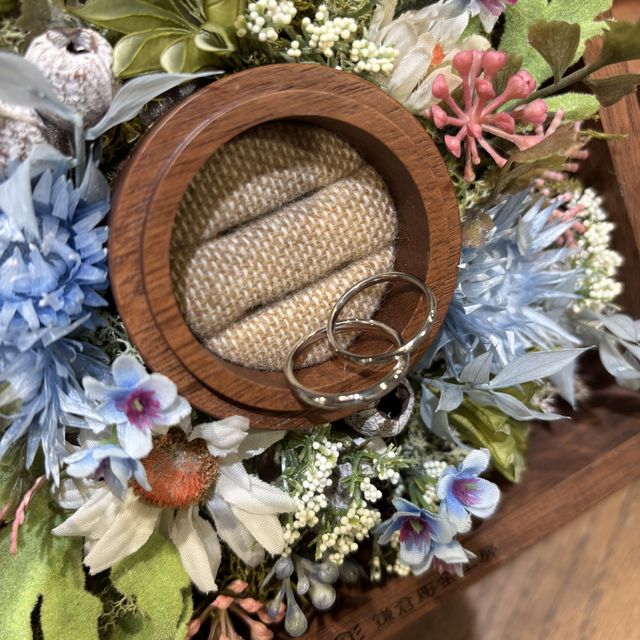 【鎌倉彫金工房の口コミ】 手作り出来る指輪を探していたため、自分たちがイメージする指輪を作る事…