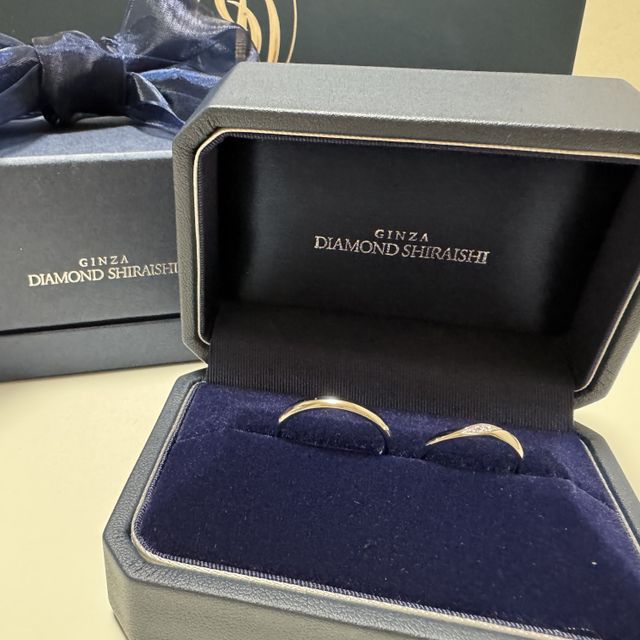 【銀座ダイヤモンドシライシの口コミ】 シンプルではありますが、どんな服装でも違和感なく着用できるかと思いま…