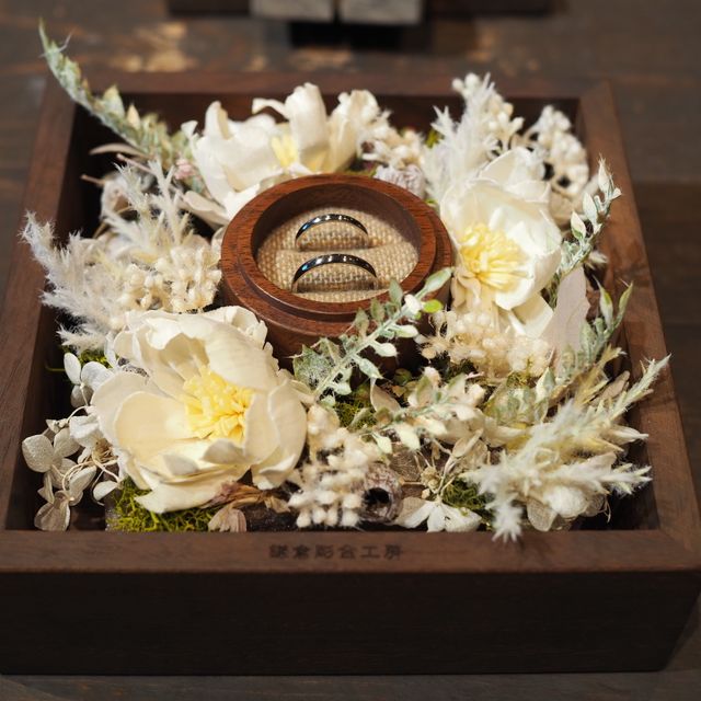 【鎌倉彫金工房の口コミ】 ふたりで記念に残せると思い手作り結婚指輪にしました！！
プラチナ素材の…