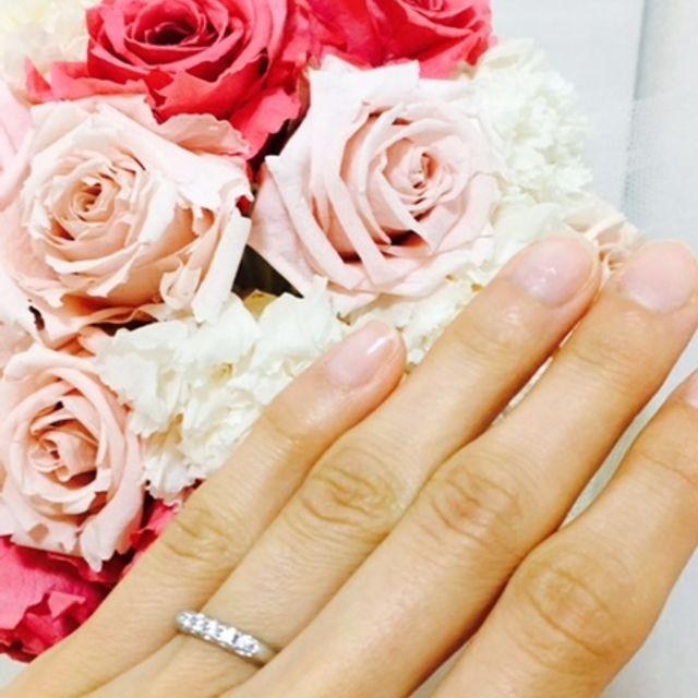 【MIKIMOTO(ミキモト)の口コミ】 海外ブランドと違い、国産ブランドなので日本人の指にピッタリと合うデザ…