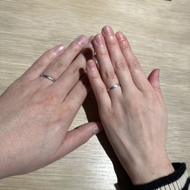 【PILOT BRIDAL(パイロットブライダル)の口コミ】 全体マット加工にクリアなラインがしっかり入っていてデザイン性がすごく…