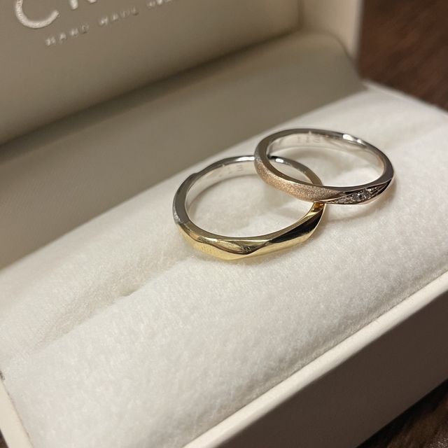 【CRAFY(クラフィ)の口コミ】 自分たちで結婚指輪を作るなんて難しそう…と思ってたけど、意外と…