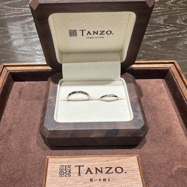 【TANZO.(鍛造指輪)の口コミ】 号数が0.5刻みで設定されていたり、太さも細かく調整していただけて自分に…