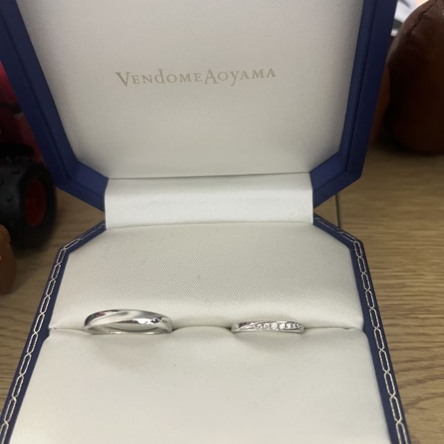 【ヴァンドーム青山(VENDOME AOYAMA)の口コミ】 とにかくシンプルでとても気に入っています！女性用はダイヤがどの角度か…