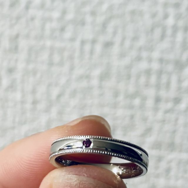 【ケイウノ ブライダル(K.UNO BRIDAL)の口コミ】 夫と私とで金銀色違いの指輪を作ることができました。旦那は9.5号、私は8…