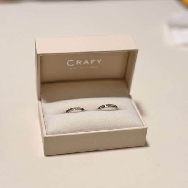 【CRAFY(クラフィ)の口コミ】 自分たちで指輪を作れたので、その工程も含めて大切な思い出になりました…
