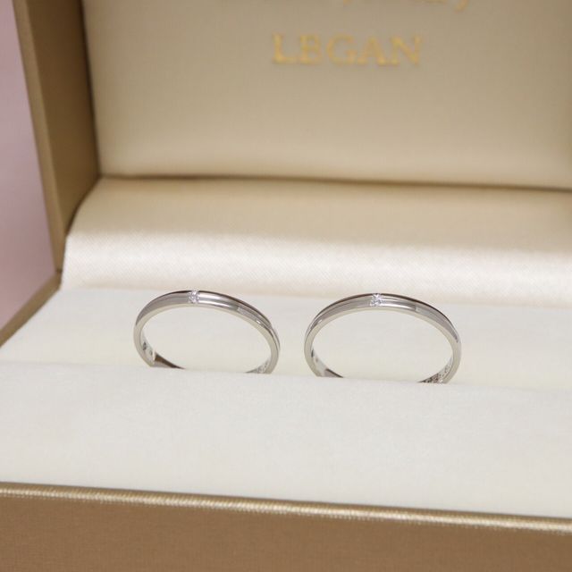 【LEGAN(レガン)の口コミ】 2人の予算や好みを考慮した上で色々な指輪を試着させて頂き、こちらの指輪…