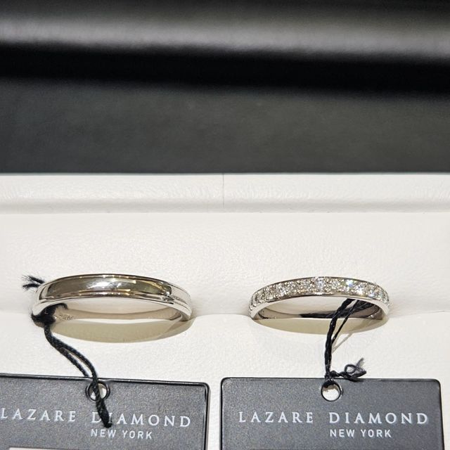 【ラザール ダイヤモンド(LAZARE DIAMOND)の口コミ】 こちらの指輪はひとめぼれでしたが、他のブランドにはなかなかない素敵な…
