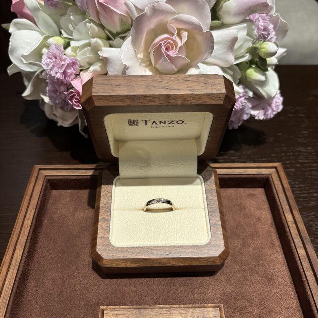 【TANZO.(鍛造指輪)の口コミ】 10年前に購入した結婚指輪が変形したので、スイートテンダイヤモンドとい…