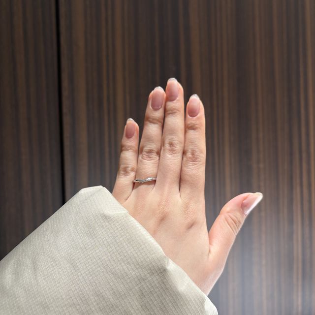 【アイプリモ(I-PRIMO)の口コミ】 もともとはシンプル、ダイヤなし、ストレートのデザインを希望で探してい…