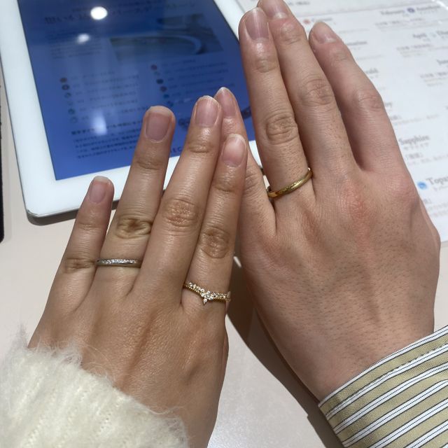 【TRECENTI(トレセンテ)の口コミ】 選んだ決め手は、デザインのシンプルさと永遠の愛を象徴する意味合いが気…