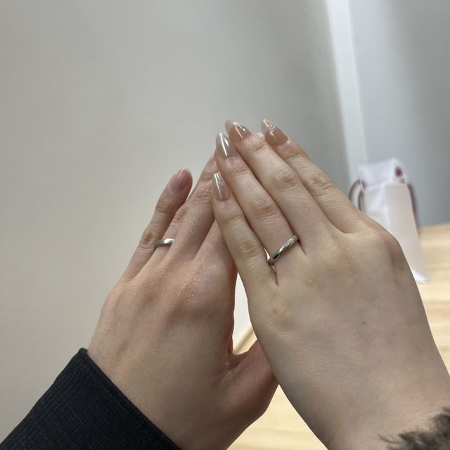 【出雲結(いずもゆい)の口コミ】 マット素材にも選べてオリジナル感がだせる。
指輪ひとつひとつに意味が込…