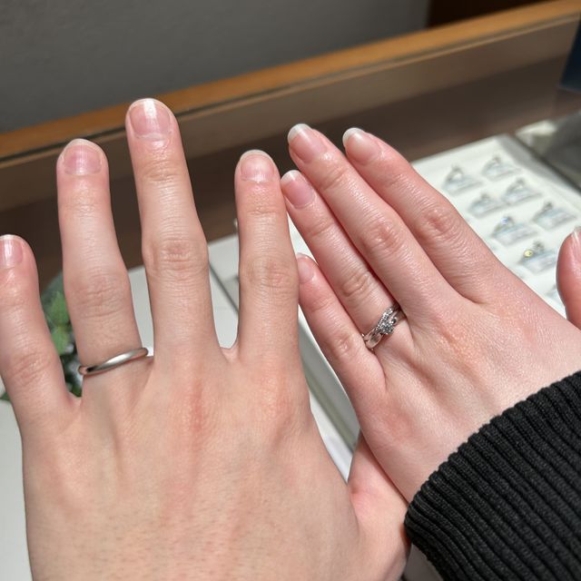 【銀座ダイヤモンドシライシの口コミ】 付け心地が良くなる加工をしてくださってるため、つけていても違和感がな…